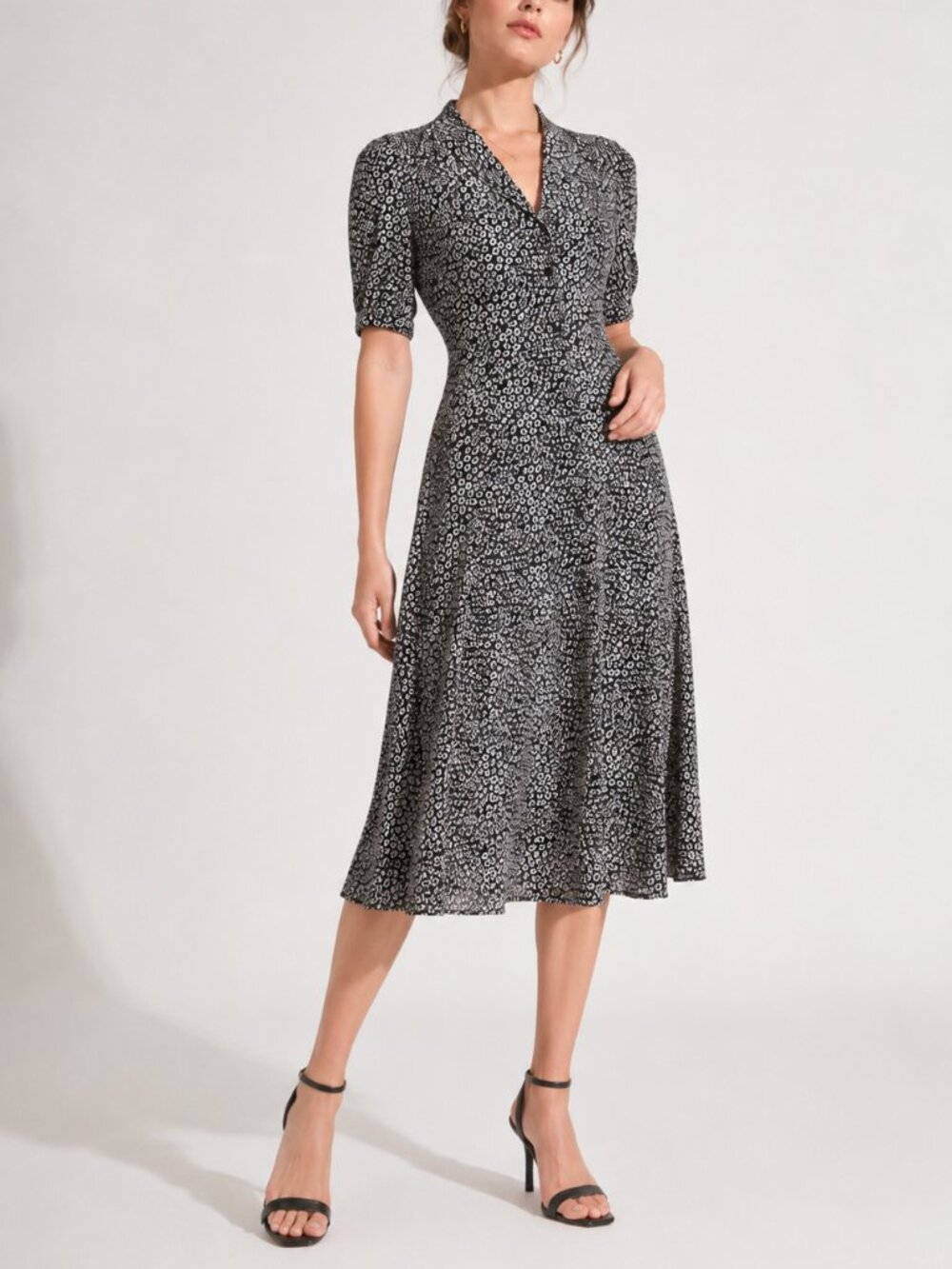 NWT Diane von Furstenberg DVF Silk Midi Dress | Fit & Flare Workwear